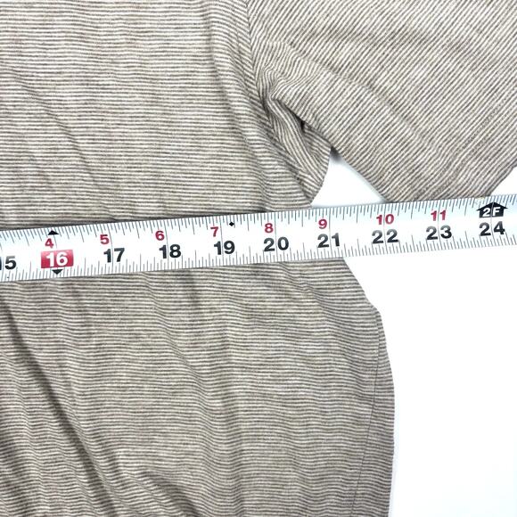 Peter Millar Crown Soft Golf Polo Shirt Mens Large Brown Striped - Picture 4 of 7